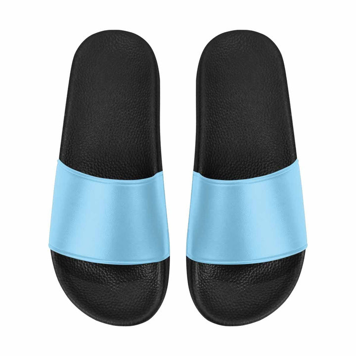 Mens Slide Sandals Light Blue Flip Flops - Mens | Slides