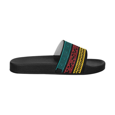 Mens Slide Sandals Multicolor Print - Mens | Slides