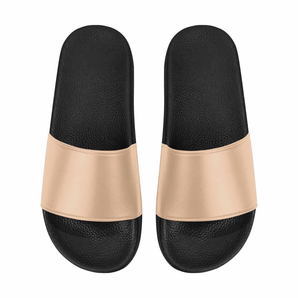 Mens Slide Sandals Nude Brown Flip Flops - Mens | Slides