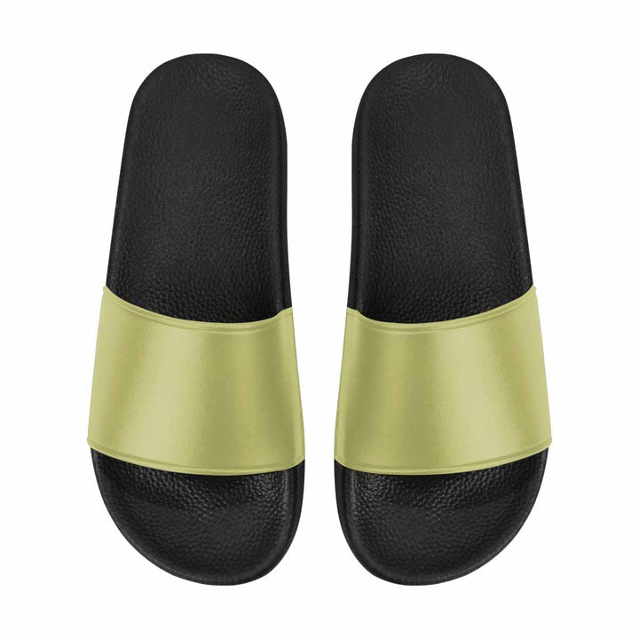 Mens Slide Sandals Olive Green Flip Flops - Mens | Slides