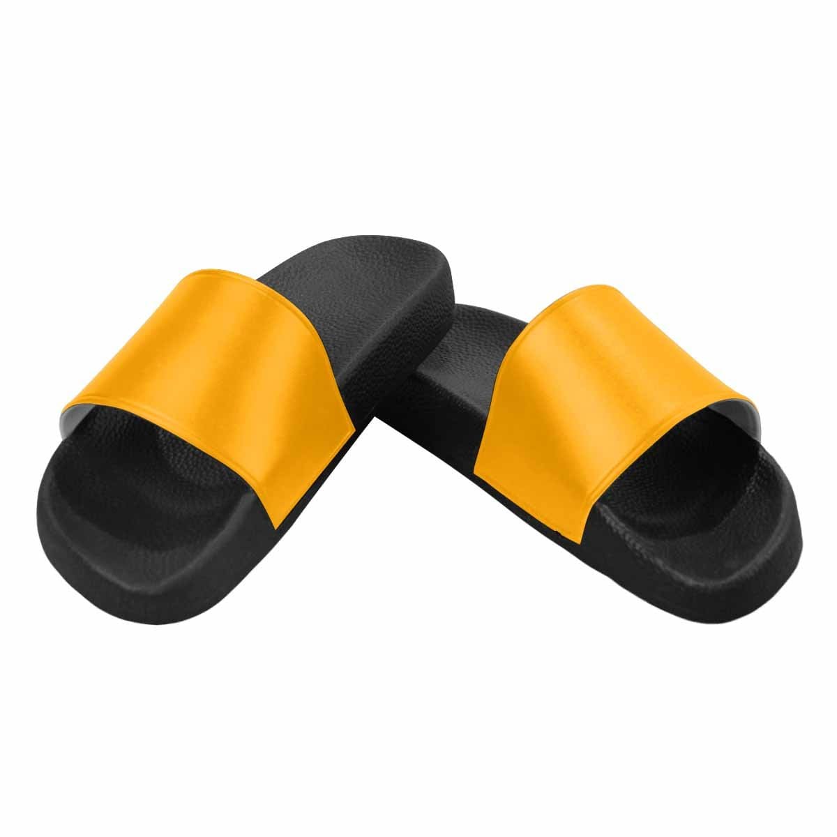 Mens Slide Sandals Orange Flip Flops - Mens | Slides