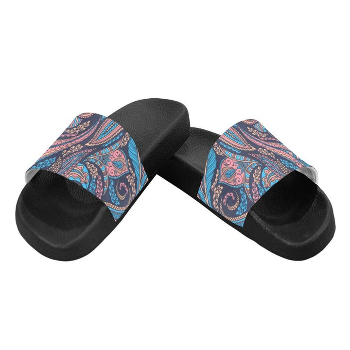 Mens Slide Sandals Paisley Print - Mens | Slides