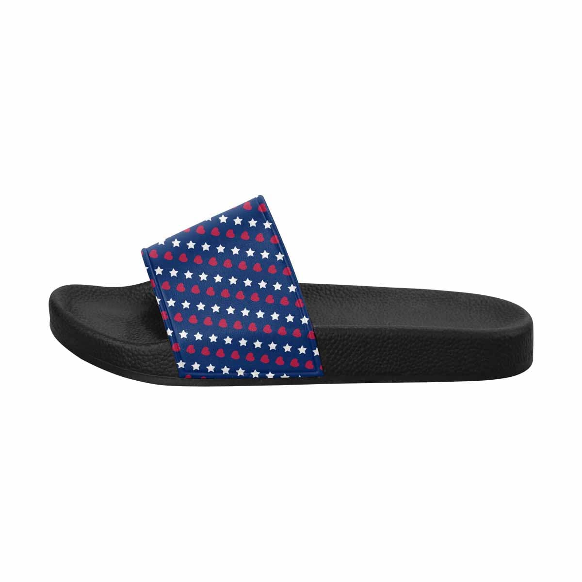 Mens Slide Sandals Red White Blue - Stars And Stripes - Mens | Slides