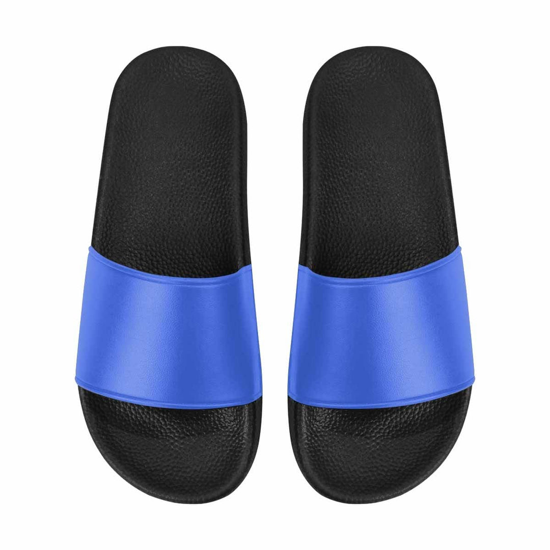 Mens Slide Sandals Royal Blue Flip Flops - Mens | Slides