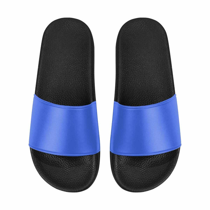 Mens Slide Sandals Royal Blue Flip Flops - Mens | Slides