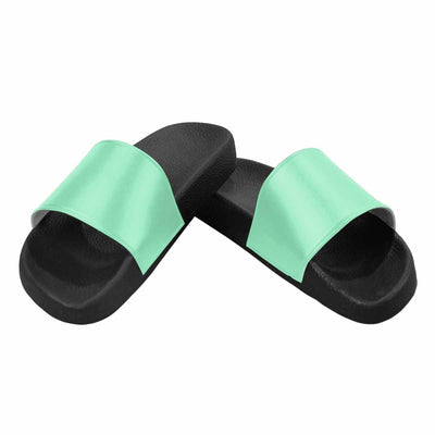 Mens Slide Sandals Seafoam Green Flip Flops - Mens | Slides
