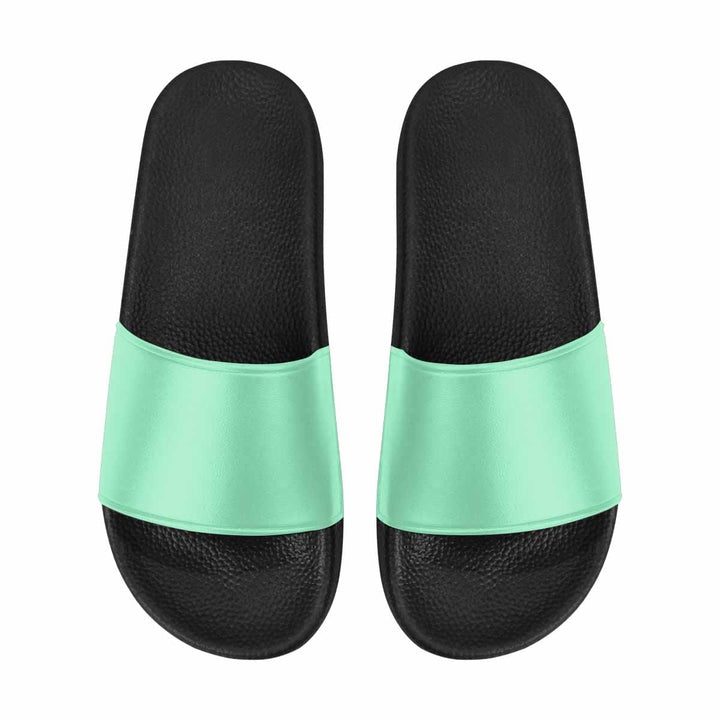 Mens Slide Sandals - Seafoam Green Flip Flops - Mens | Slides