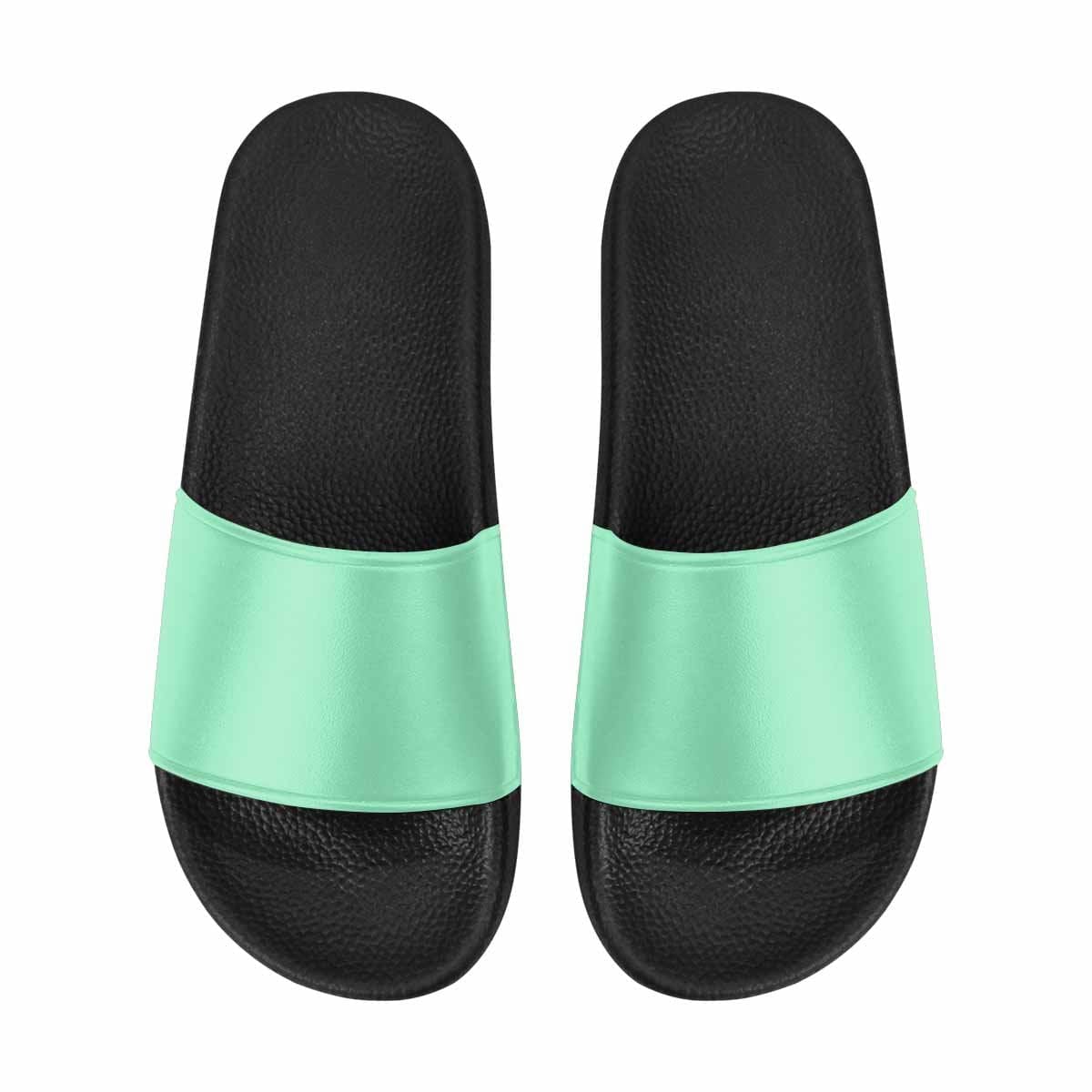 Mens Slide Sandals Seafoam Green Flip Flops - Mens | Slides