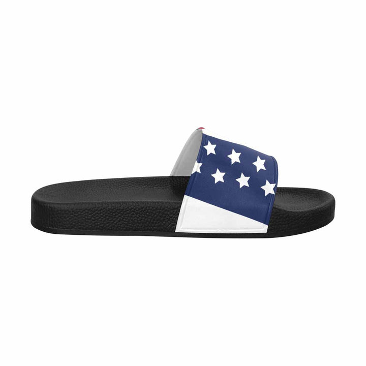 Mens Slide Sandals Stars and Stripes Print - Mens | Slides