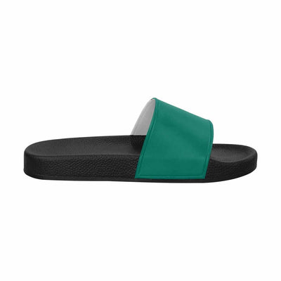 Mens Slide Sandals Teal Green Flip Flops - Mens | Slides