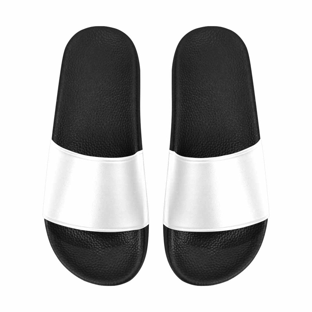 Mens Slide Sandals White - Mens | Slides