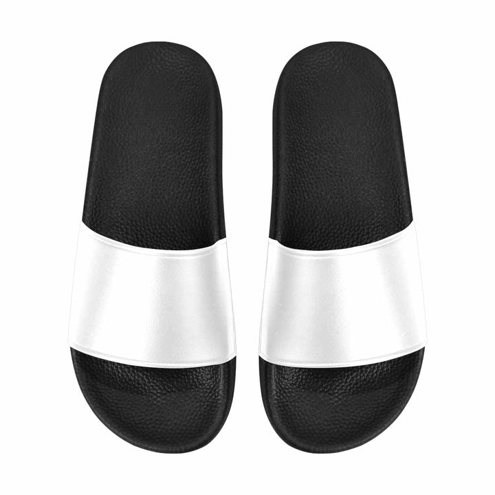 Mens Slide Sandals White - Mens | Slides