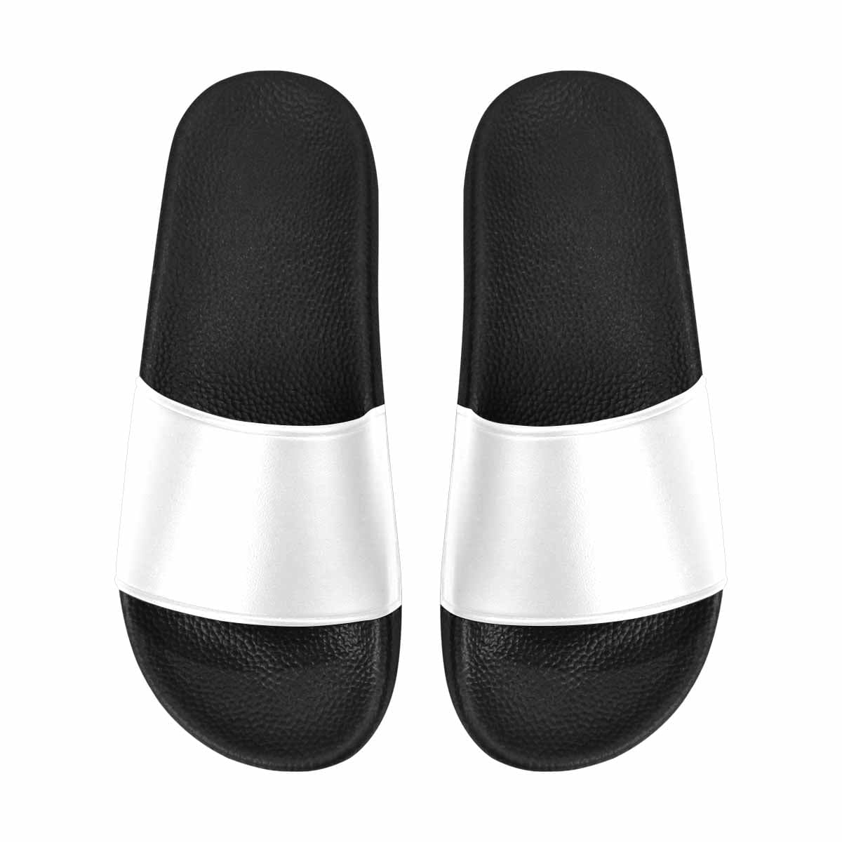 Men’s Slide Sandals / White - Custom | Slides