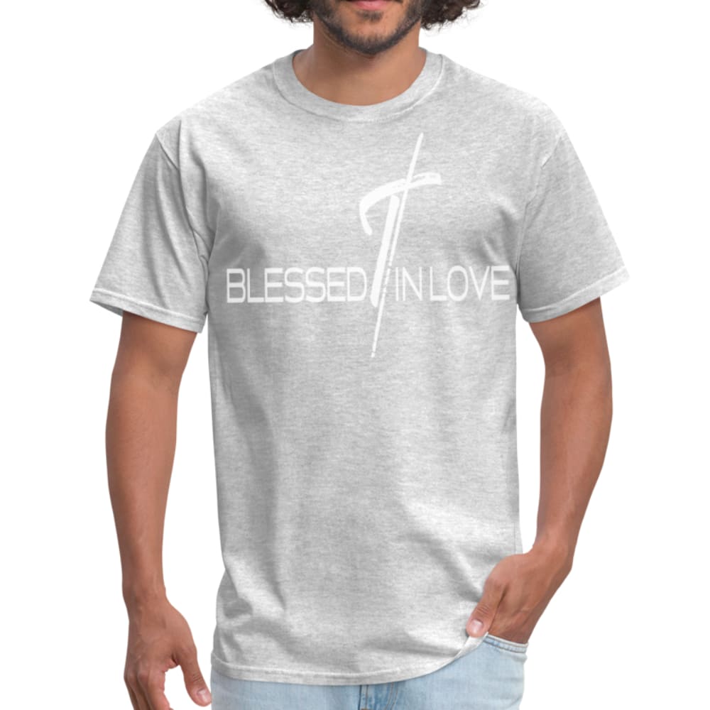 Mens T-shirt Blessed In Love Graphic Tee - Mens | T-Shirts