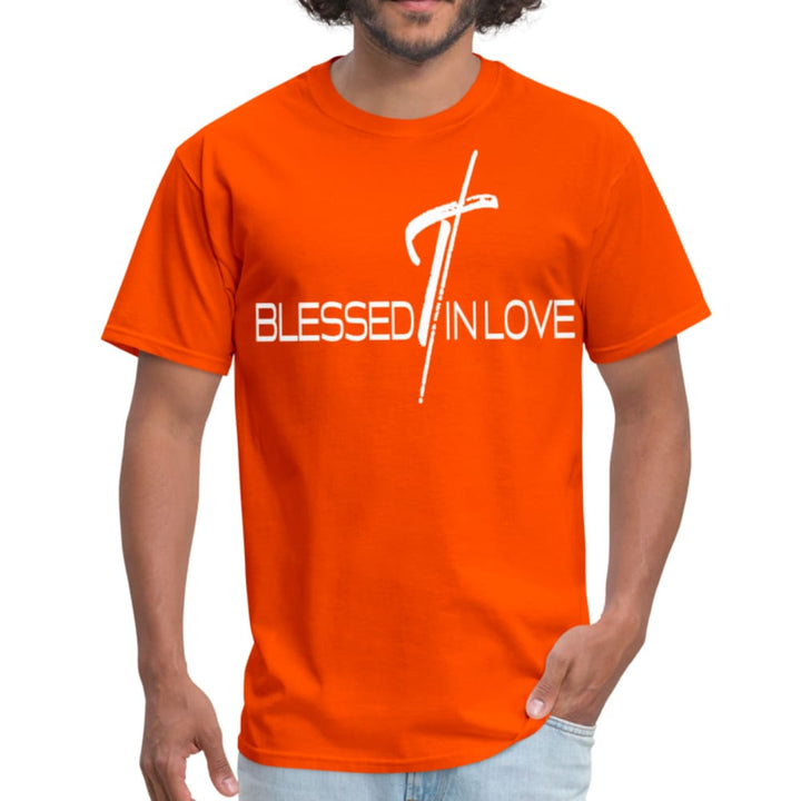 Mens T-shirt Blessed In Love Graphic Tee - Mens | T-Shirts