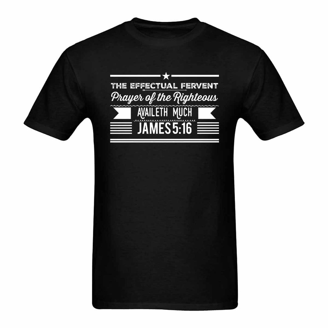 Mens T-shirt James 5:16 Inspirational Graphic Tee - Mens | T-Shirts