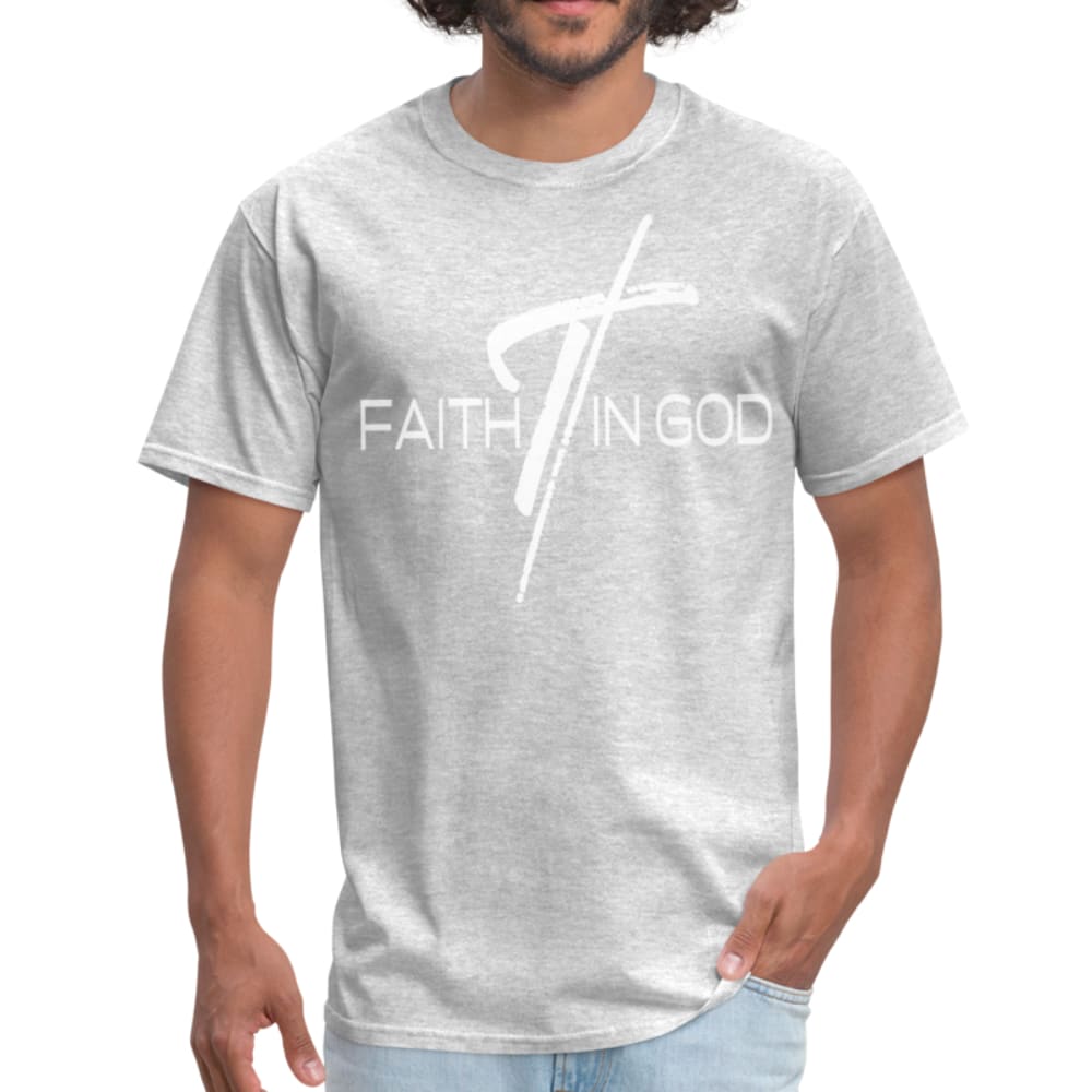 Mens T-shirt Faith In God Graphic Tee - Mens | T-Shirts