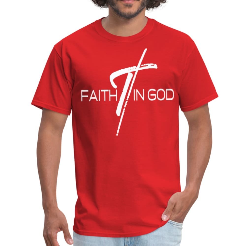 Mens T-shirt Faith in God Graphic Tee - Mens | T-Shirts