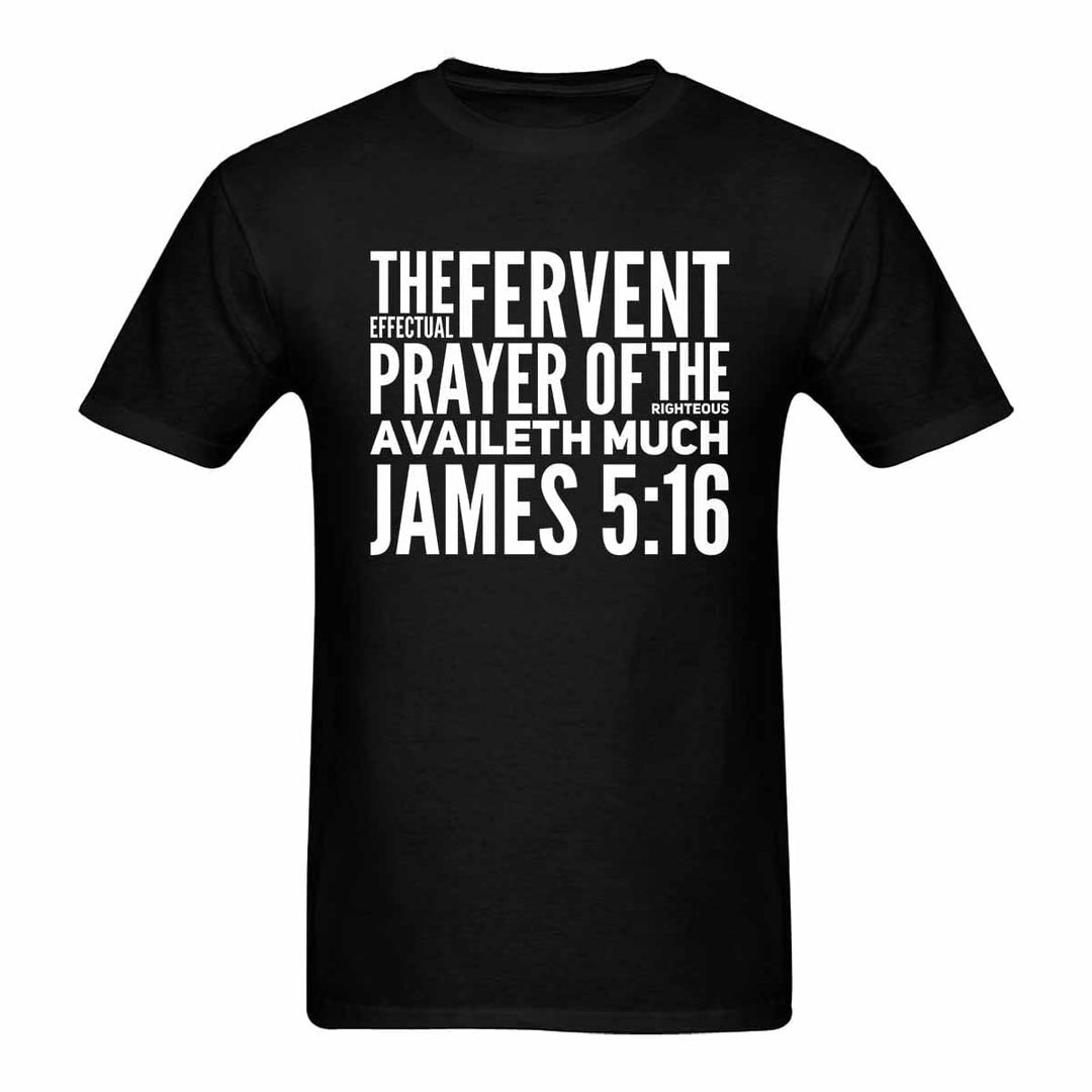 Mens T-shirt James 5:16 Inspirational Graphic Tee - Mens | T-Shirts