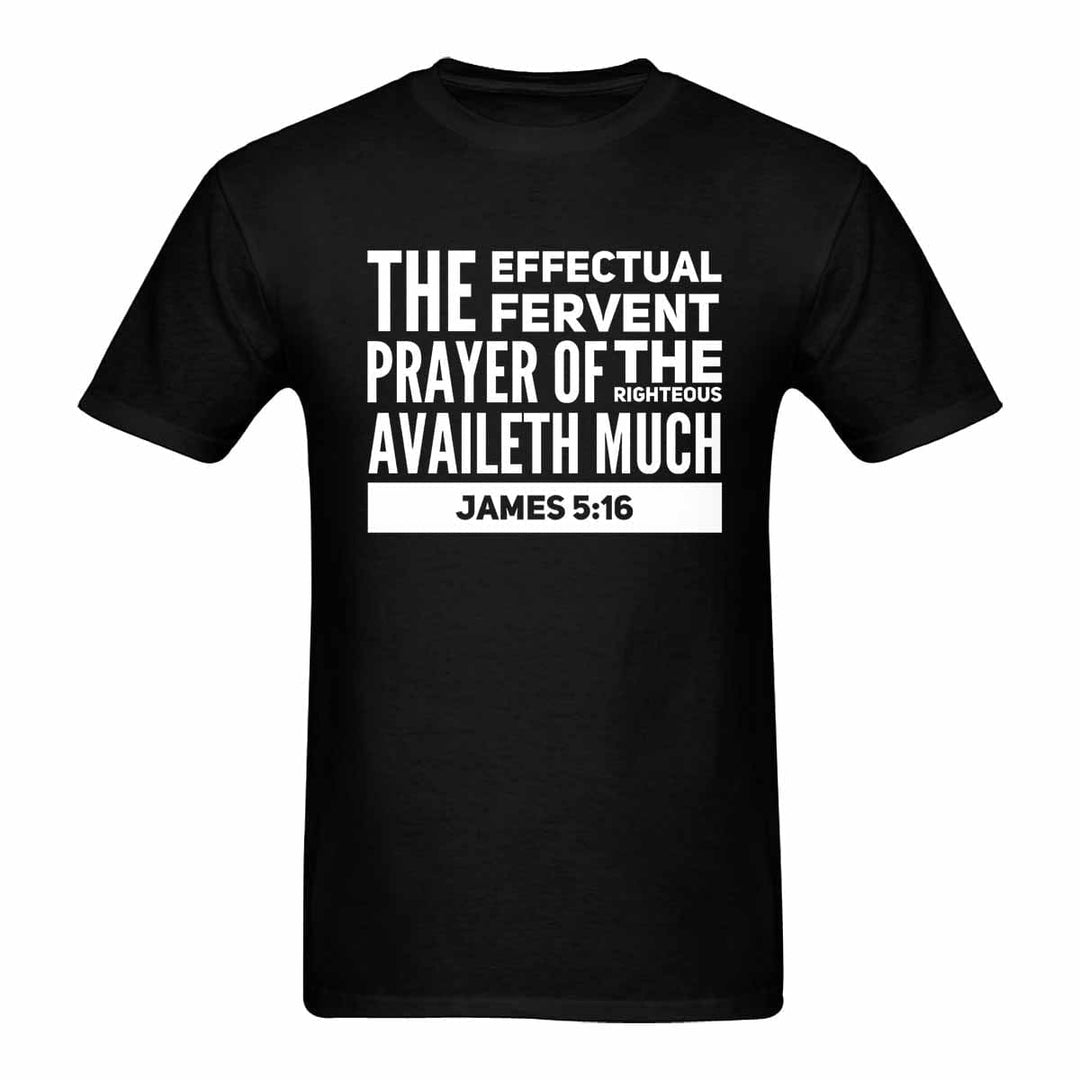 Mens T-shirt James 5:16 Inspirational Graphic Tee - Mens | T-Shirts