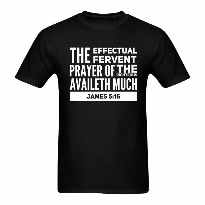 Mens T-shirt James 5:16 Inspirational Graphic Tee - Mens | T-Shirts