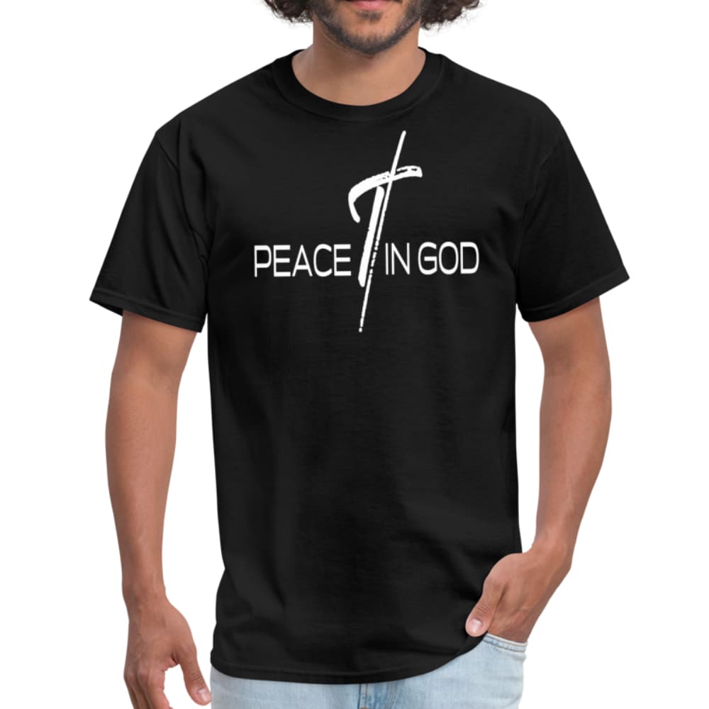 Mens T-shirt Peace in God Graphic Tee - Mens | T-Shirts