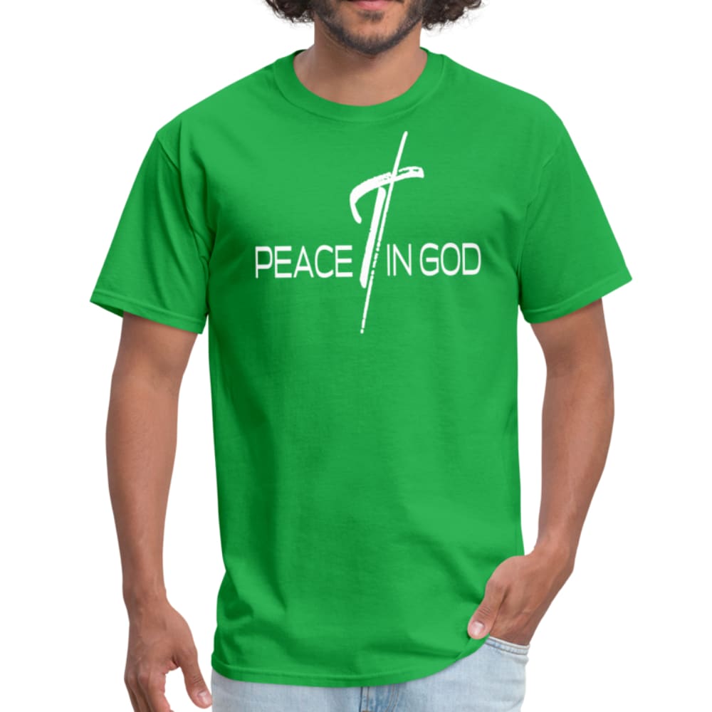 Mens T-shirt Peace in God Graphic Tee - Mens | T-Shirts