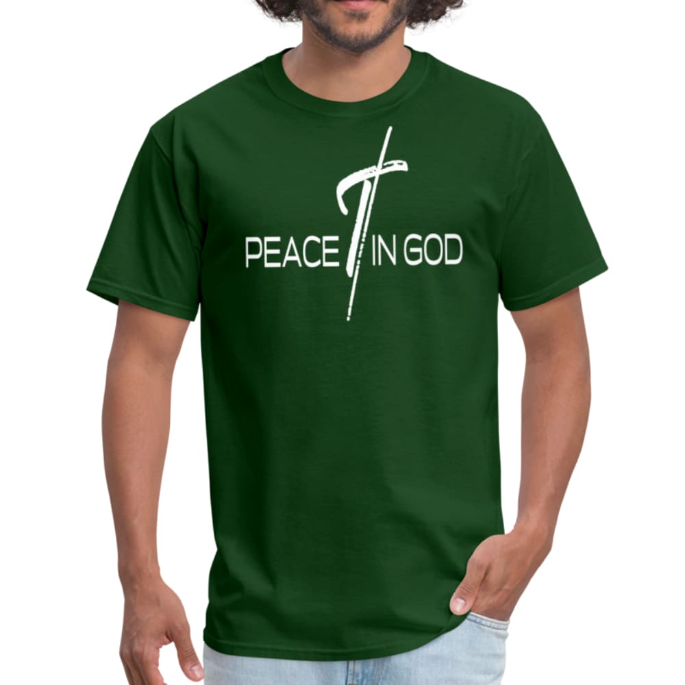 Mens T-shirt Peace In God Graphic Tee - Mens | T-Shirts