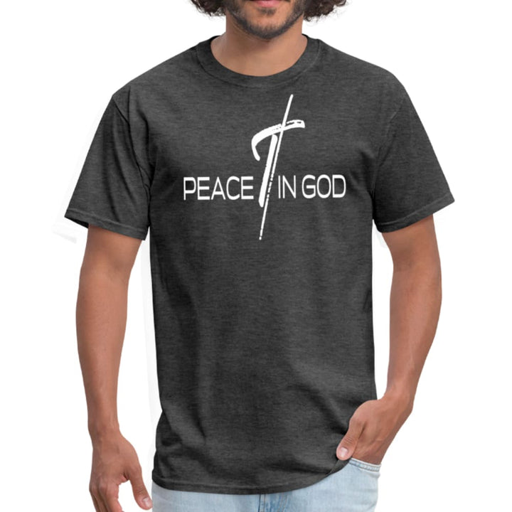 Mens T-shirt Peace in God Graphic Tee - Mens | T-Shirts