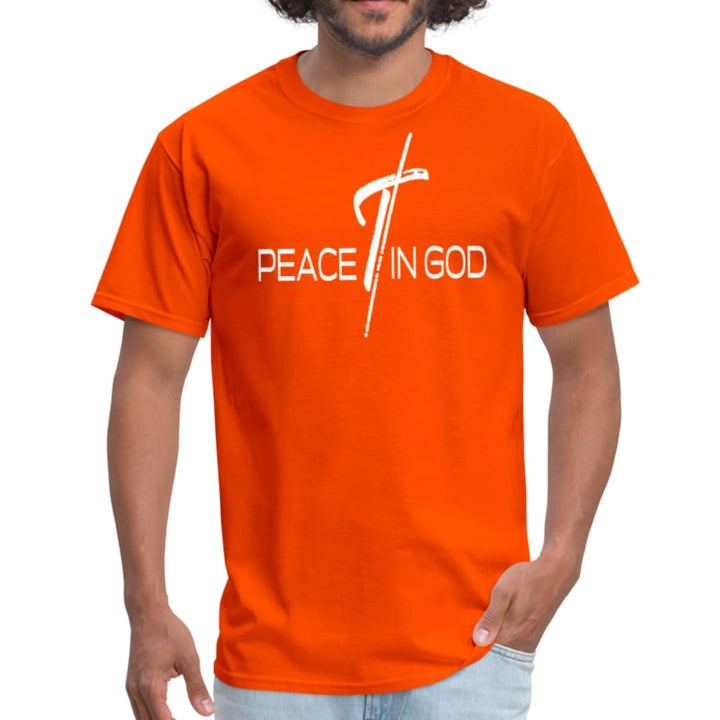 Mens T-shirt Peace in God Graphic Tee - Mens | T-Shirts