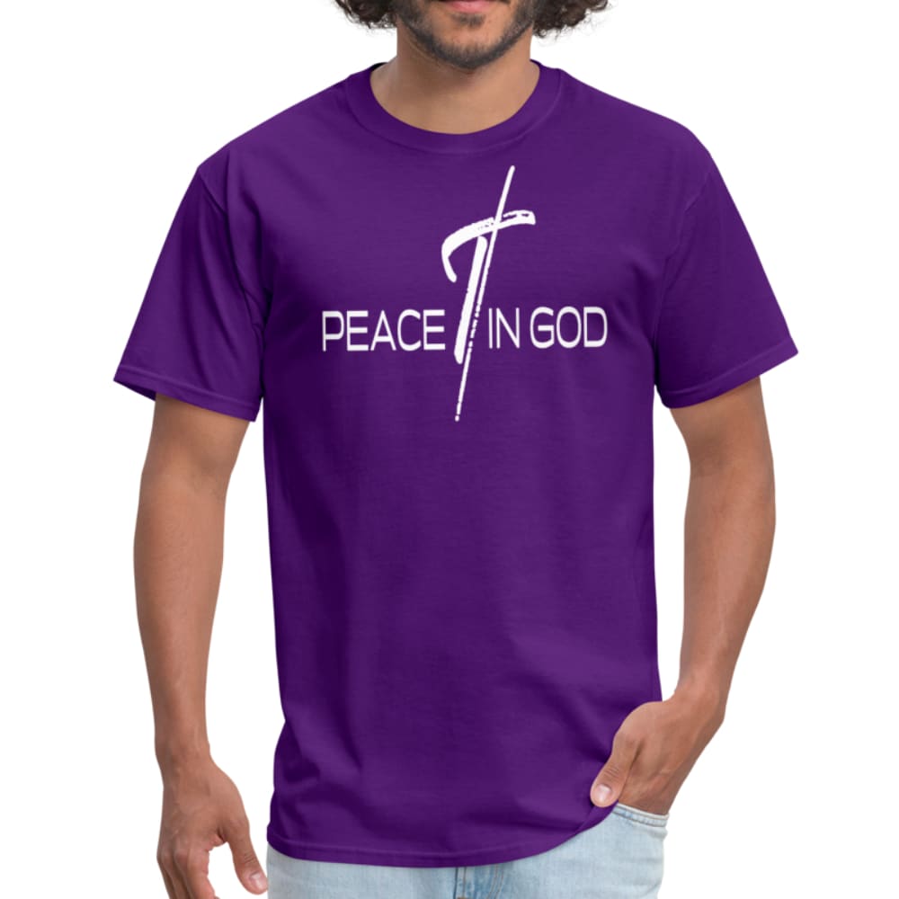 Mens T-shirt Peace In God Graphic Tee - Mens | T-Shirts