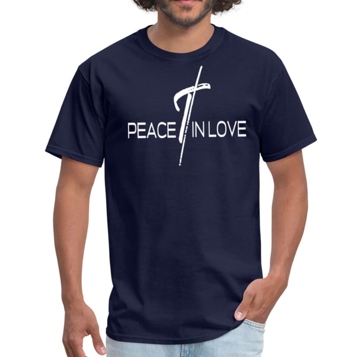 Men’s T-shirt Peace in Love Graphic Tee - Mens | T-Shirts