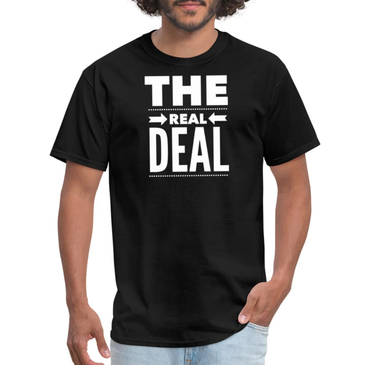 Mens Unisex T-shirt the Real Deal Graphic Tee - Mens | T-Shirts