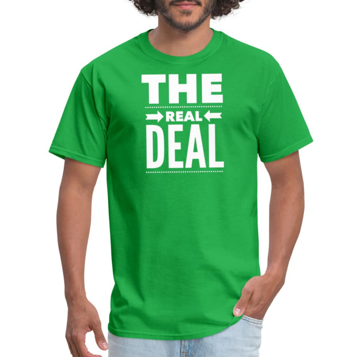 Mens Unisex T-shirt the Real Deal Graphic Tee - Mens | T-Shirts