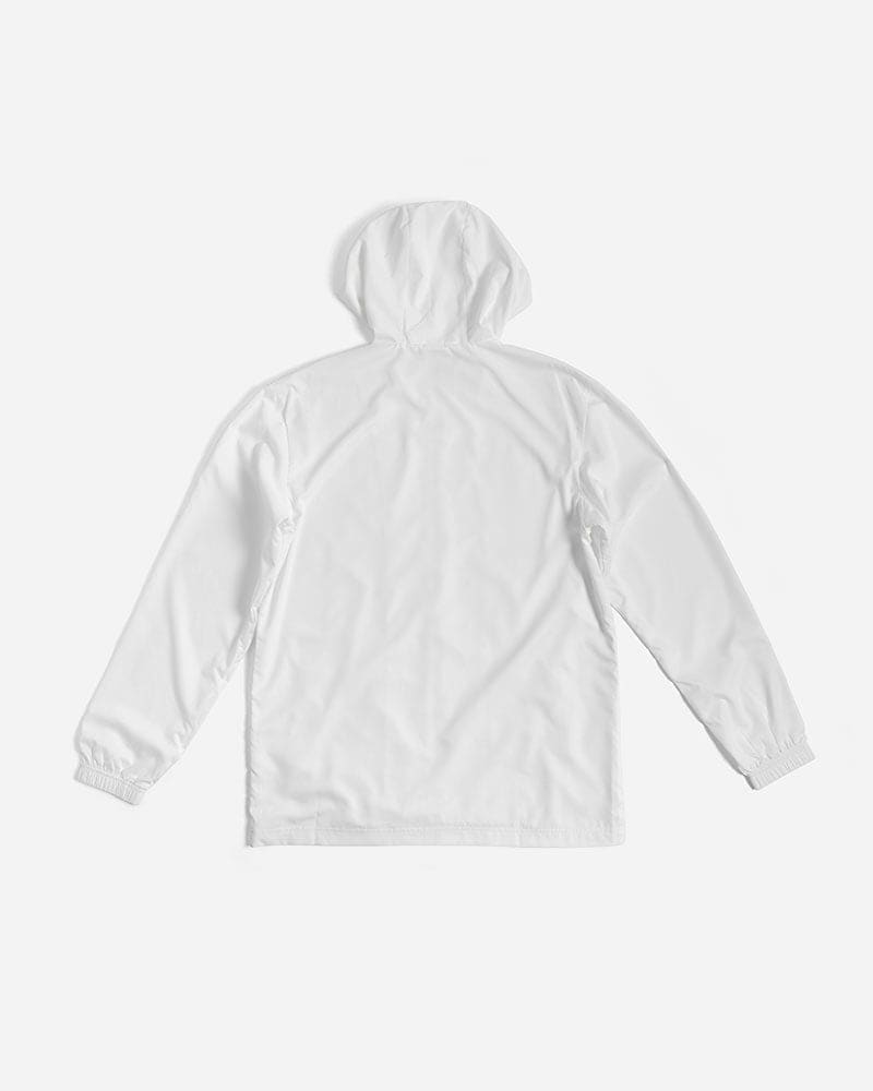 Mens Windbreaker Jacket with Hood White - Mens | Jackets | Windbreakers