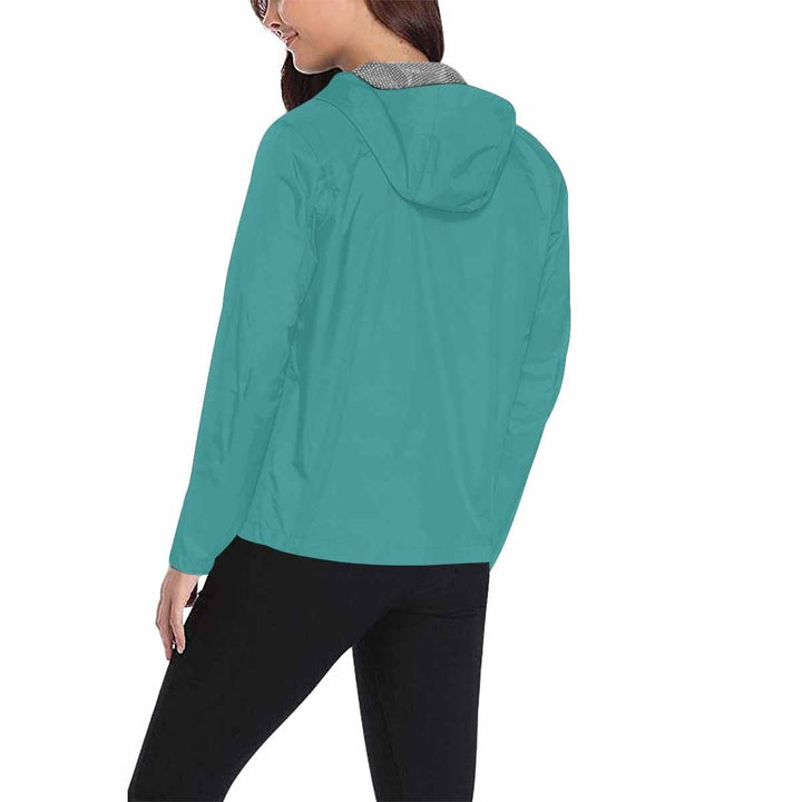 Mint Blue Hooded Windbreaker Jacket - Men / Women - Mens | Jackets