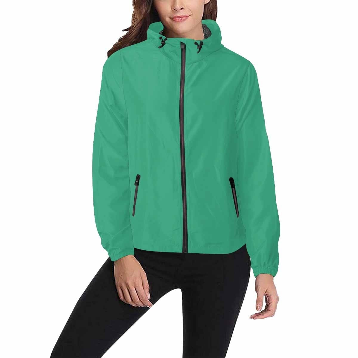 Mint Green Hooded Windbreaker Jacket - Men / Women - Mens | Jackets
