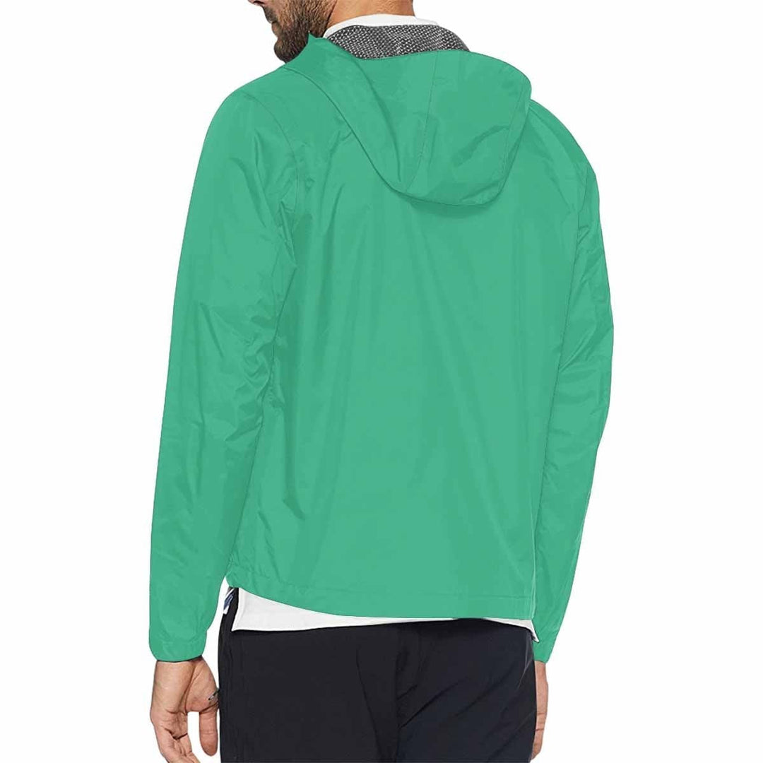 Mint Green Hooded Windbreaker Jacket - Men / Women - Mens | Jackets