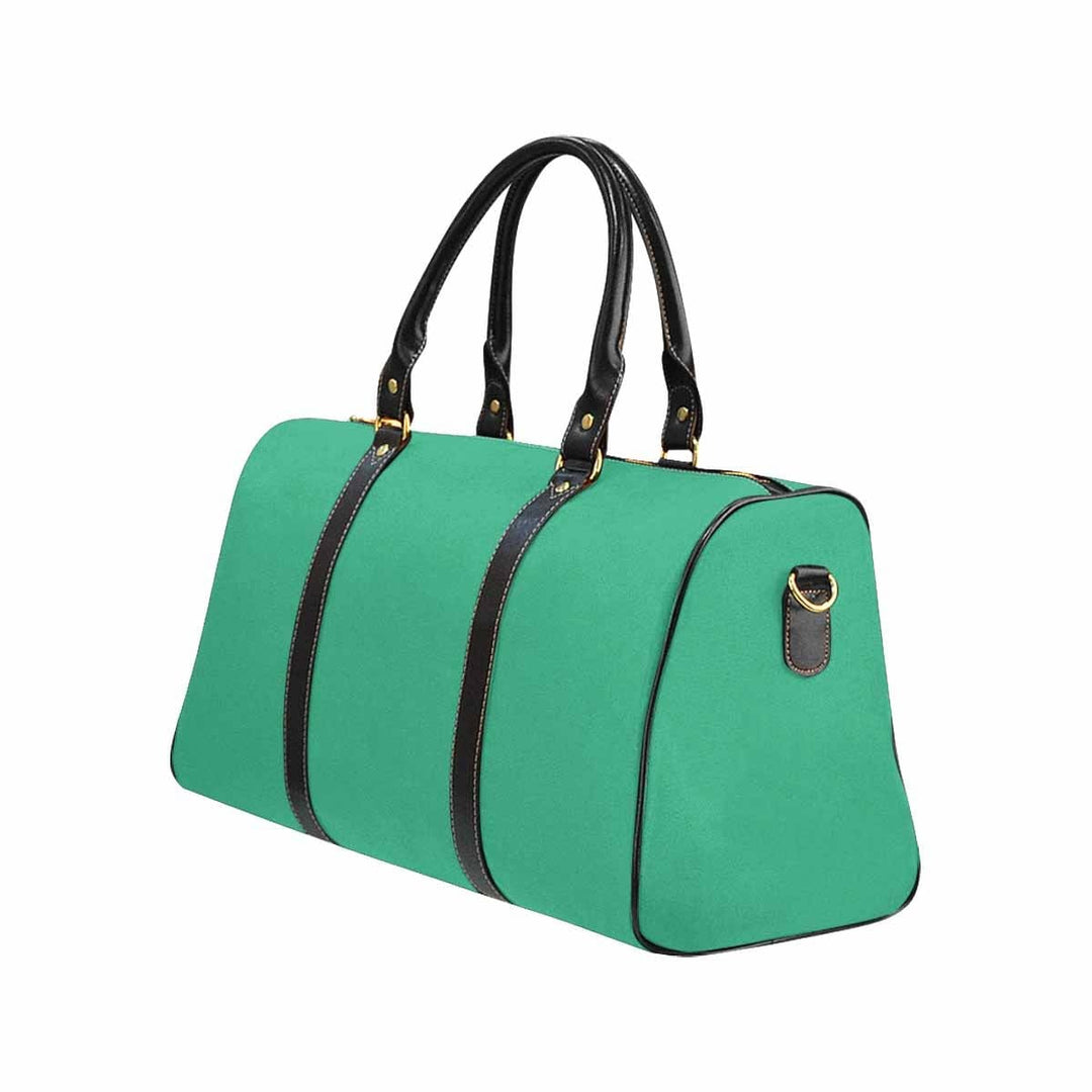 Mint Green Travel Bag Carry on Luggage Adjustable Strap Black - Bags | Travel