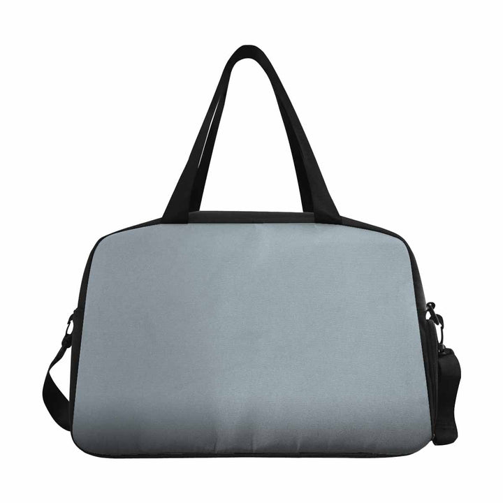 Misty Blue Gray Tote and Crossbody Travel Bag - Bags/Travel Bags/Small Duffel