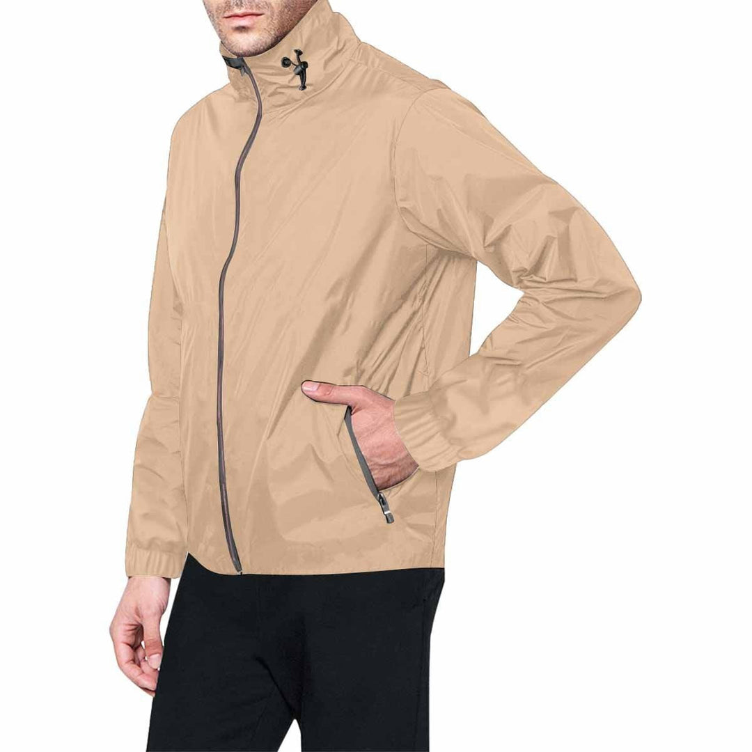 Nude Brown Hooded Windbreaker Jacket - Men / Women - Mens | Jackets