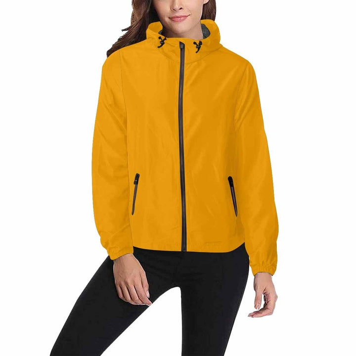 Orange Hooded Windbreaker Jacket - Men / Women - Mens | Jackets | Windbreakers