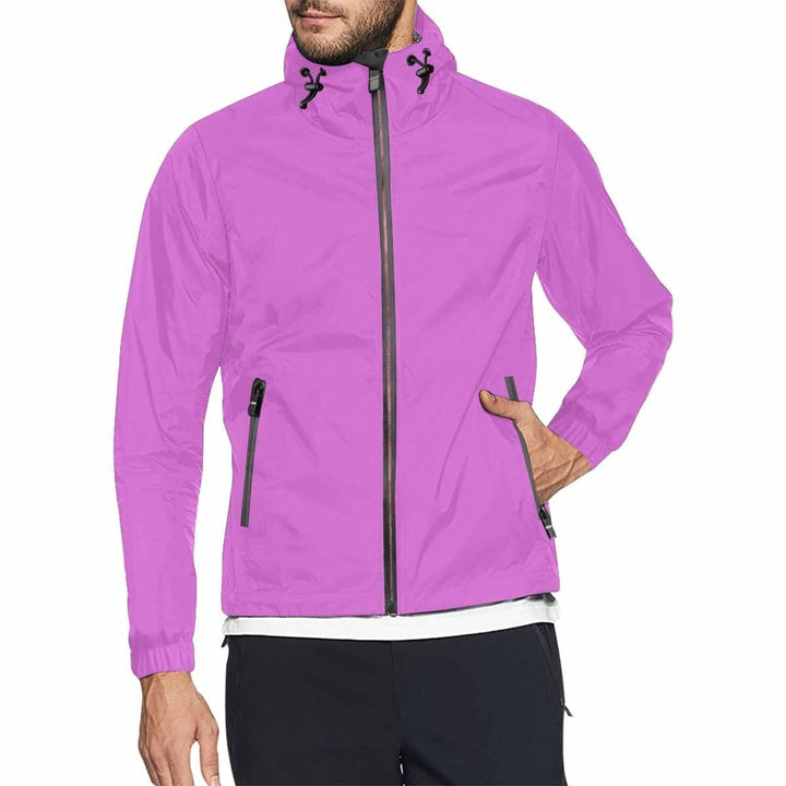 Orchid Purple Hooded Windbreaker Jacket - Men / Women - Mens | Jackets