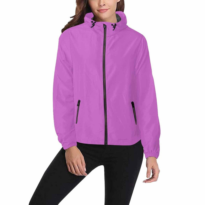 Orchid Purple Hooded Windbreaker Jacket - Men / Women - Mens | Jackets