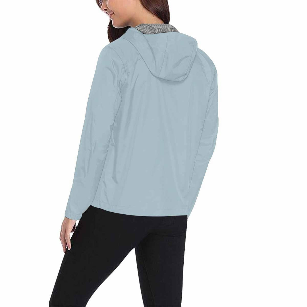 Pastel Blue Hooded Windbreaker Jacket - Men / Women - Mens | Jackets