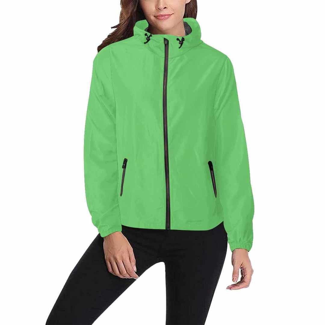 Pastel Green Hooded Windbreaker Jacket - Men / Women - Mens | Jackets