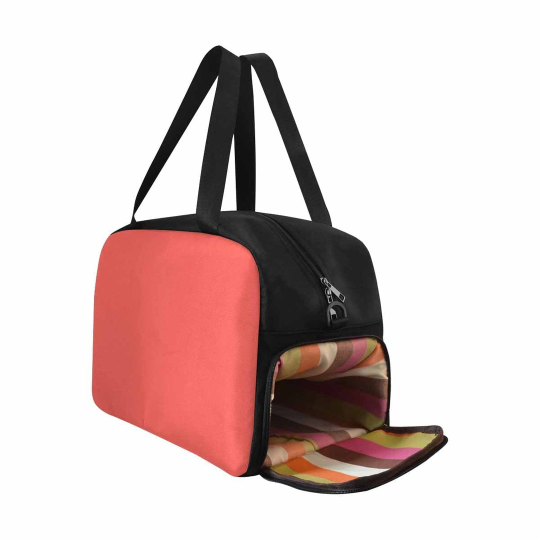 Pastel Red Tote and Crossbody Travel Bag - Bags | Travel Bags | Crossbody