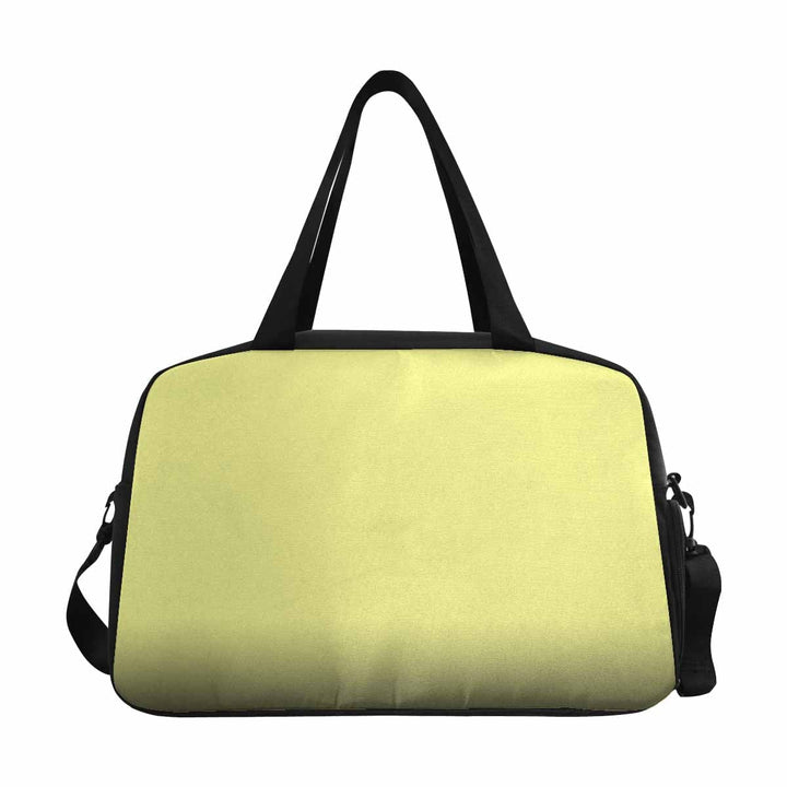 Pastel Yellow Tote and Crossbody Travel Bag - Bags/Travel Bags/Small Duffel Bags