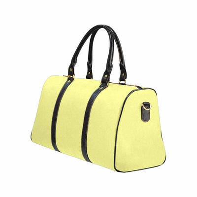 Pastel Yellow Travel Bag Carry On Luggage Adjustable Strap Black - Bags | Travel