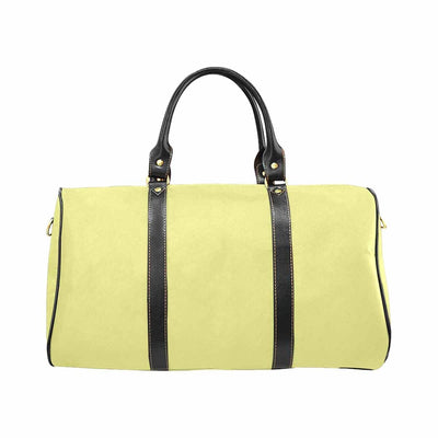 Pastel Yellow Travel Bag Carry On Luggage Adjustable Strap Black - Bags | Travel